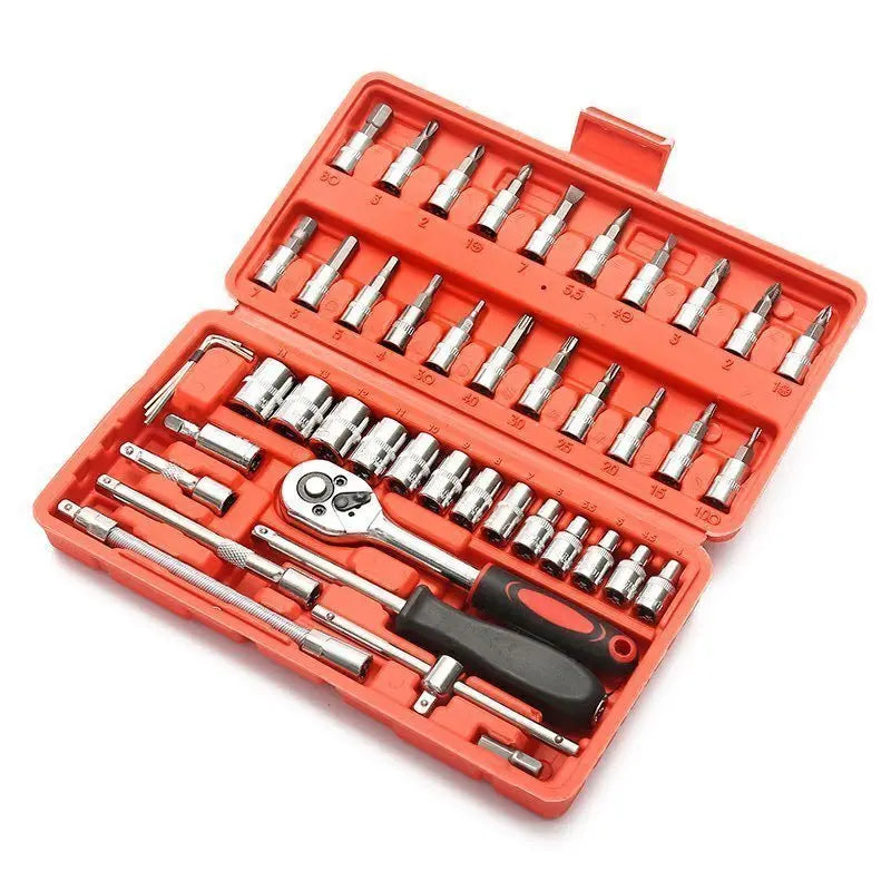 Kit de herramientas de 46 piezas con maletín