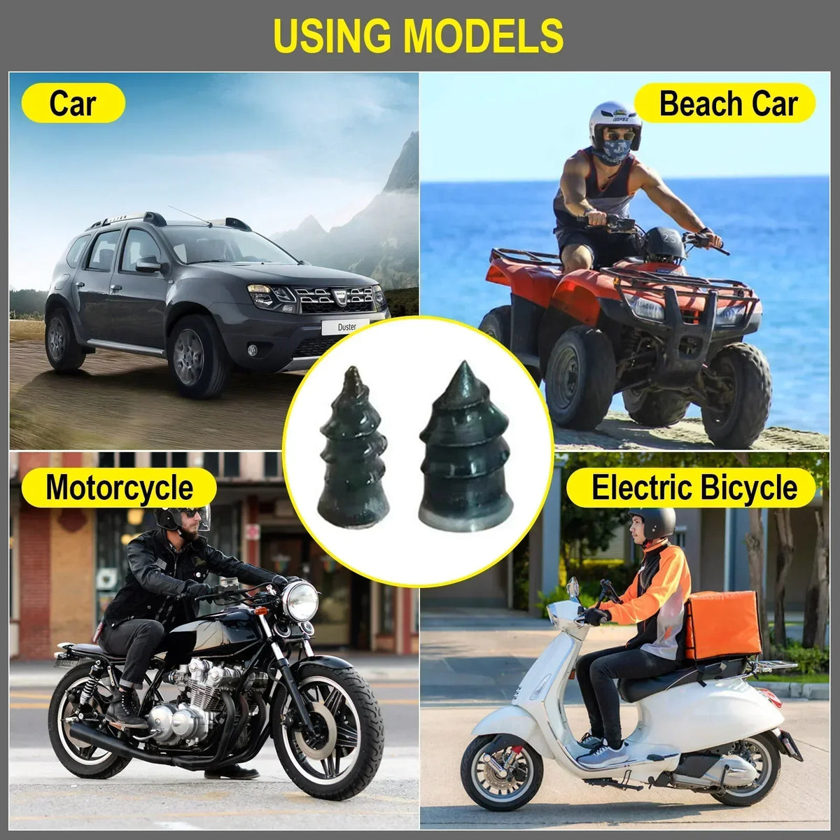 Kit antipinchazos para neumáticos sin cámara